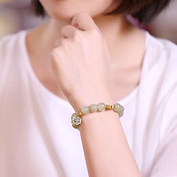天然石 和田玉白玉 バングル　點翠綠入り　天然石　腕輪 天然石 和田玉白玉 バングル 點翠綠入り 天然石 腕輪